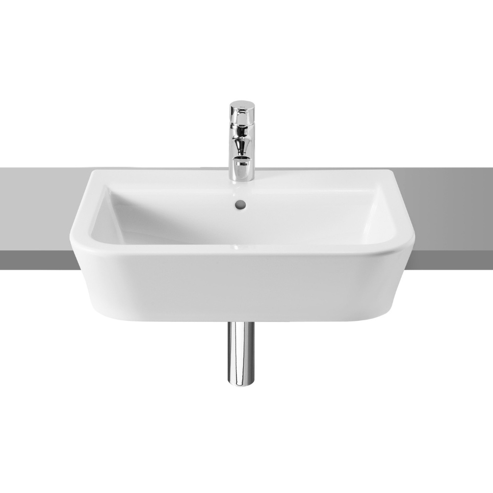Product cut out image of the Roca The Gap 560mm Semi-Recessed Basin